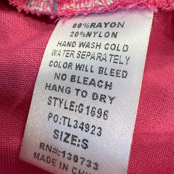 Umgee pink floral embroidered shift dress with pockets SZ SM - Picture 9 of 16